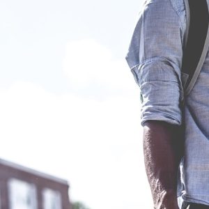 Chambray Button-Down Shirt
