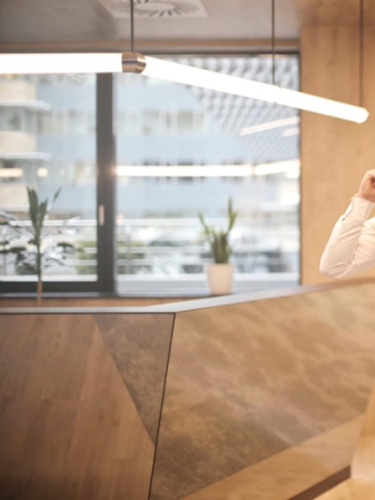 Crisp White Office Shirt