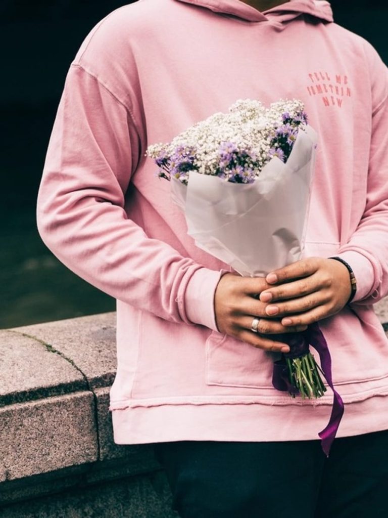 Dusty Pink Pullover Hoodie