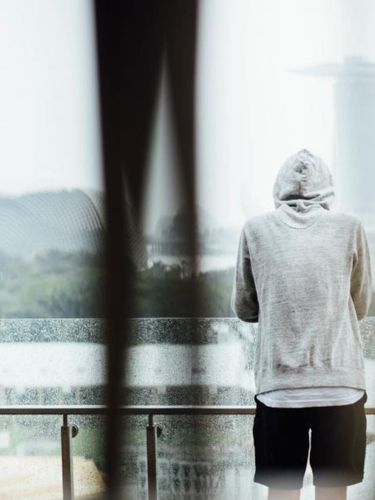 Grey Marl Zip Hoodie