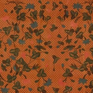 Hand-Drawn Orange Batik Sarong