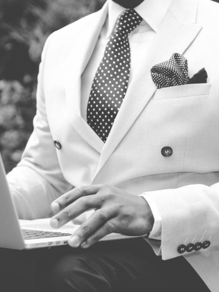 Ivory Double-Breasted Blazer