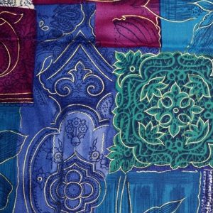 Ocean Blues Batik Panel Fabric