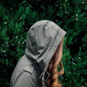 Olive Hooded Utility Jacket