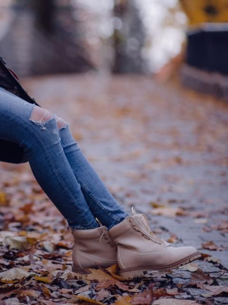 Ripped Knee Slim Jeans