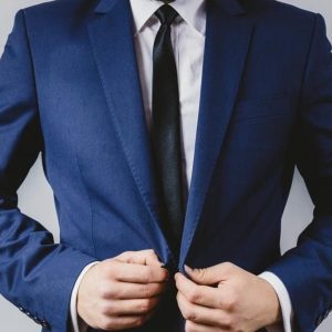 Royal Blue Slim Blazer