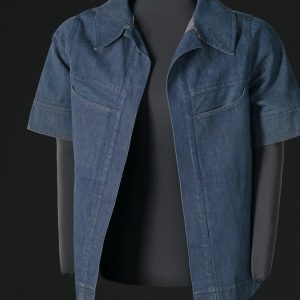 Short Sleeve Denim Shacket