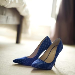 Studded Peep Toe Heels