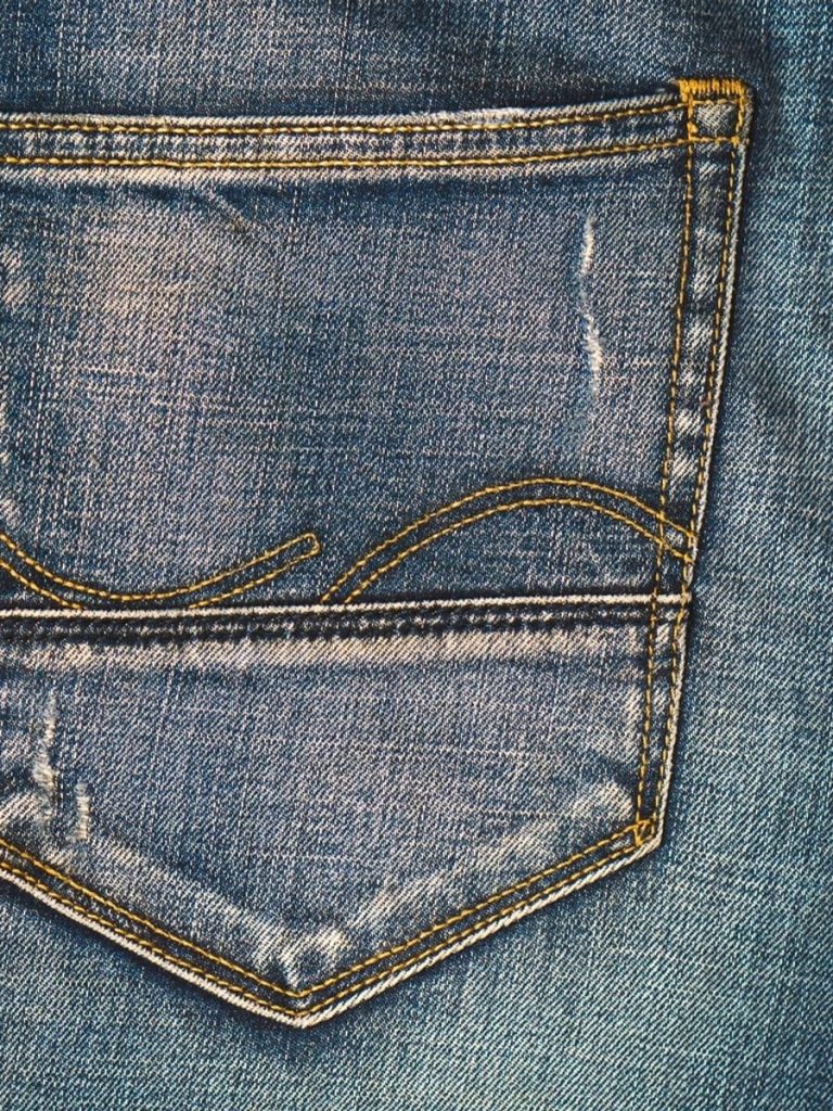 Vintage Wash Five Pocket Jeans
